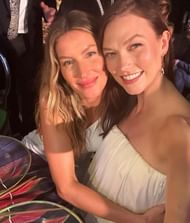 Gisele Bundchen with model Karlie Kloss at the Luz Alliance Miami Gala (credit: IG/@gisele)